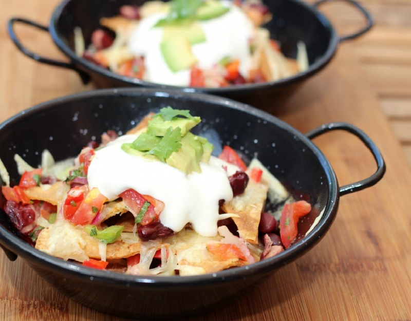 Healthy nachos