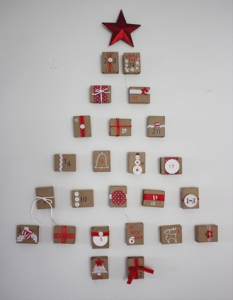 Wall advent calendar