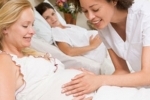 Internal examination and cervical dilation