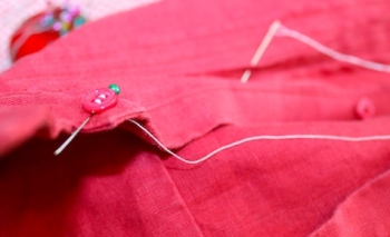 How to sew on a button