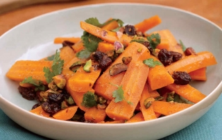 Carrot and sultana salad for toddlers