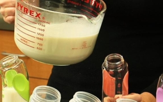 Mixing baby formula