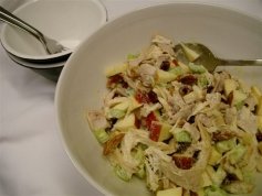 Chicken and cranberry waldorf salad