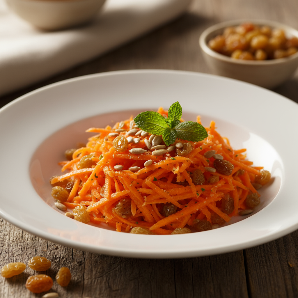 Carrot and sultana salad for toddlers
