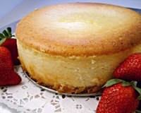 Bistro style baked cheesecake