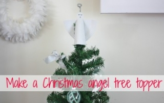 Make your own paper plate angel tree topper
