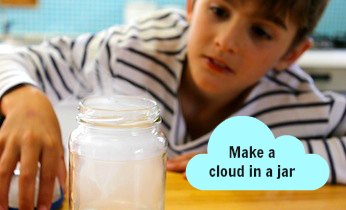 Make a cloud kitchen science on Kidspot