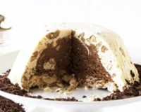 Chocolate ice cream pudding