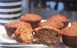 Date and cinnamon muffins