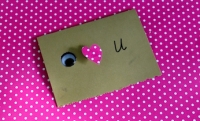 Eye Heart U card on Kidspot