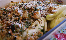 Fennel and thyme gratin