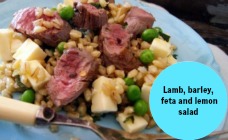 Lamb Barley Feta and Lemon Salad Recipe