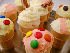Icecream cake cones
