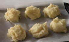 Frozen mashed potato balls