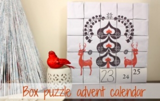 Block puzzle advent calendar