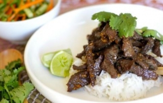 Shaking beef stir-fry