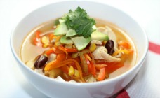 Healthy Mexican chicken soup