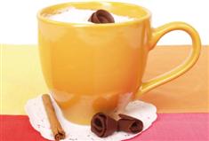 Spiced jaffa hot chocolate