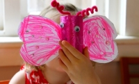 Toilet roll butterfly on Kidspot