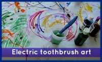 Electric toothbrush art