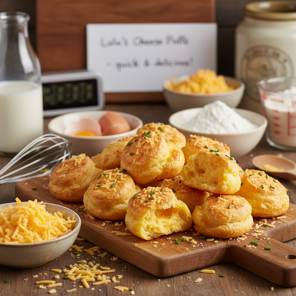 Lulu’s cheese puffs