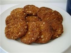Anzac biscuits with coconut