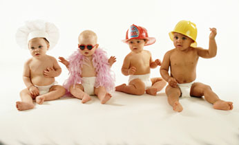 Babies in dress-ups