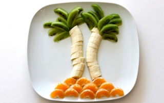 Banana palm trees