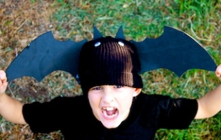 Halloween bat hat on Kidspot