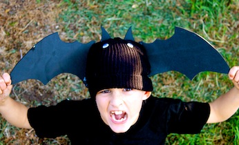 Halloween bat hat on Kidspot