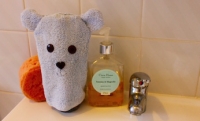 Upcycled bath puppet on Kidspot