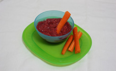 Beetroot and chickpea dip