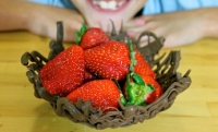 Make a chocolate basket on Kidspot