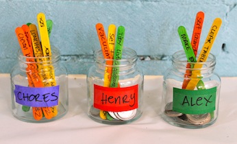 Easy chore jars chore chart idea on Kidspot