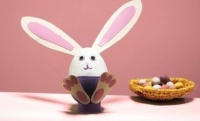 Easter egg shaped bunny