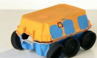 Egg carton bus