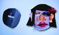 Face brooch