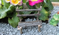 Fairy bench seat for a fairy garden on Kidspot