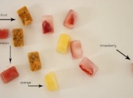 Fruity ice cubes
