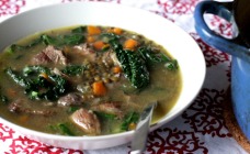 Lamb and lentil soup