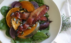 Maple Bacon and Pumpkin Salad