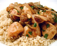 Easy moroccan chicken with couscous