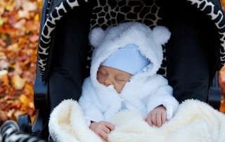 taking newborn out of the house