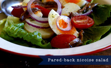 Simple Nicoise salad