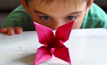 Origami lily
