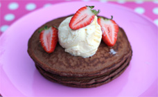 Chocolate pancakes