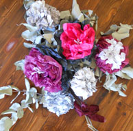 Paper flower bouquet