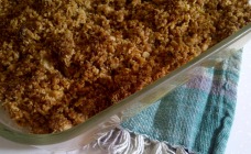 Spicy Pear Crumble