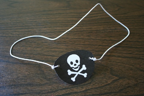 Homemade Costumes, How To Make A Pirate Eyepatch, Pirate Eyepatch