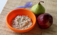 Pear and Rice Puree